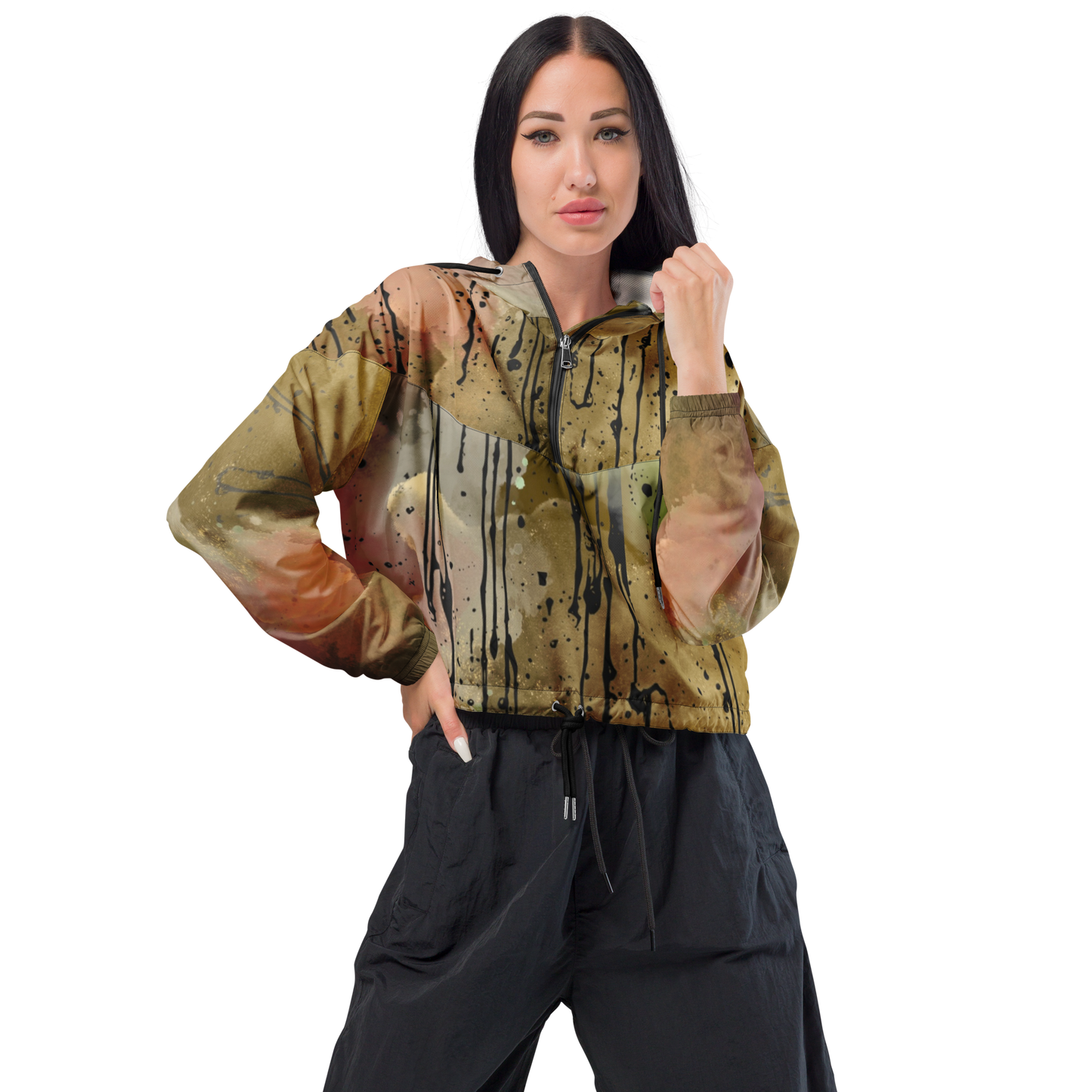 Women’s cropped windbreaker